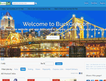 Tablet Screenshot of buckget.com